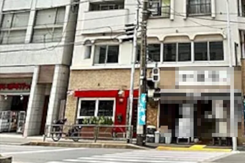 住吉駅3分 1階約33坪 25万 角地!現設備利用可!重飲食可!